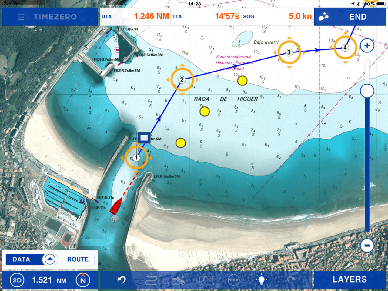 TZ iBoat TIMEZERO iPad App