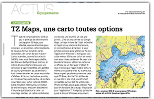 TZ Maps, une carto toutes options | Voiles et Voiliers – Août 2023